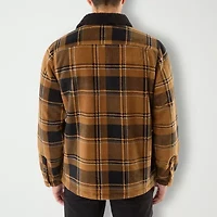 Smiths Workwear Sherpa Plaid Mens Midweight Big and Tall Jacket
