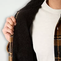 Smiths Workwear Sherpa Plaid Mens Midweight Big and Tall Jacket