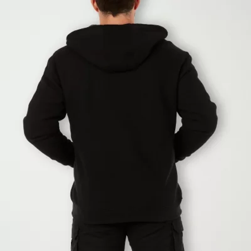 Smiths Workwear Sherpa Thermal Knit Mens Hooded Midweight Big and Tall Bomber Jacket