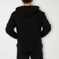 Smiths Workwear Sherpa Thermal Knit Mens Hooded Midweight Big and Tall Bomber Jacket