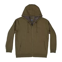 Smiths Workwear Sherpa Thermal Knit Mens Hooded Midweight Big and Tall Bomber Jacket