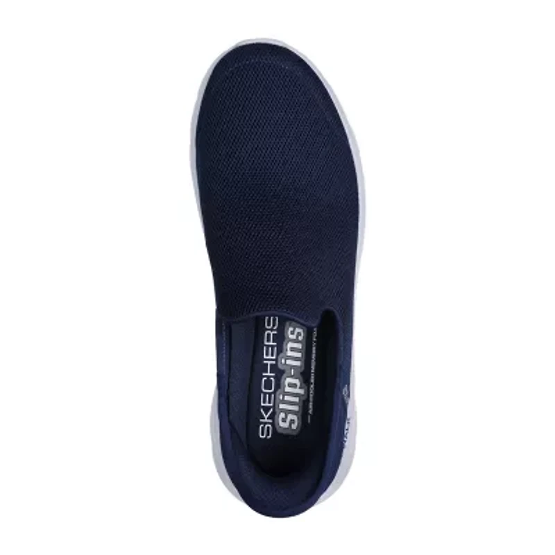 Skechers Hands Free Slip-Ins Sk Go Walk Flex Mens Slip-On Walking Shoes Wide Width
