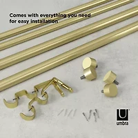Umbra Mix & Match Cappa Double Curtain Rod