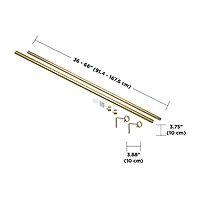 Umbra® Cappa 1" Adjustable Curtain Rod