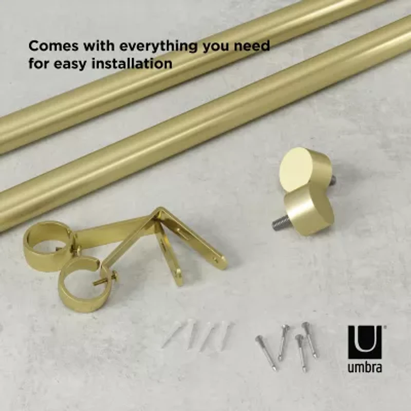 Umbra® Cappa 1" Adjustable Curtain Rod