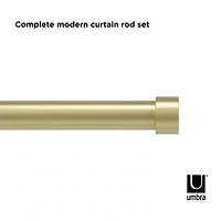 Umbra® Cappa 1" Adjustable Curtain Rod