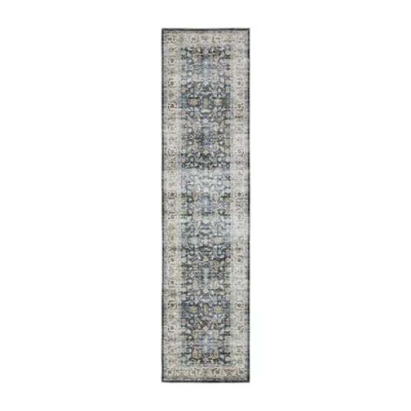 Covington Home Chelsea Distressed Oriental Washable 2'X8' Indoor Rectangular Runner