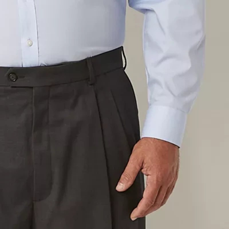 Stafford Coolmax All Season Ecomade Mens Classic Fit Pleated Front Suit Pant