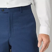 Stafford Birdseye Signature Coolmax All Season Mens Stretch Fabric Classic Fit Flat Front Suit Pant