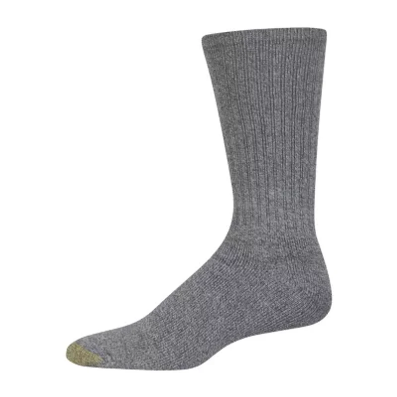 Gold Toe Harrington Mens 6 Pair Crew Socks