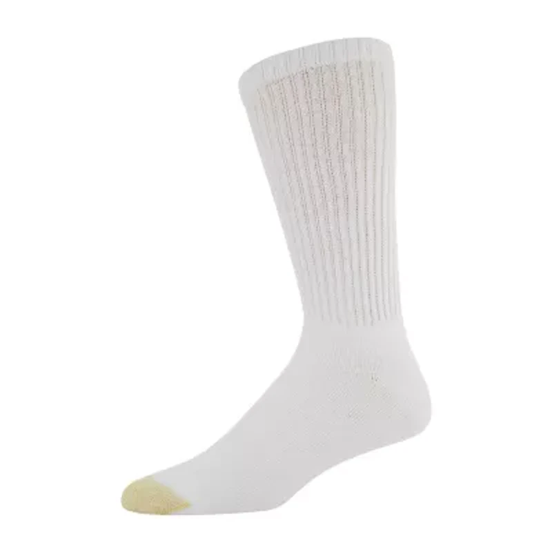 Gold Toe Harrington Mens 6 Pair Crew Socks