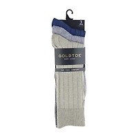 Gold Toe Nantucket Dress Mens 3 Pair Crew Socks