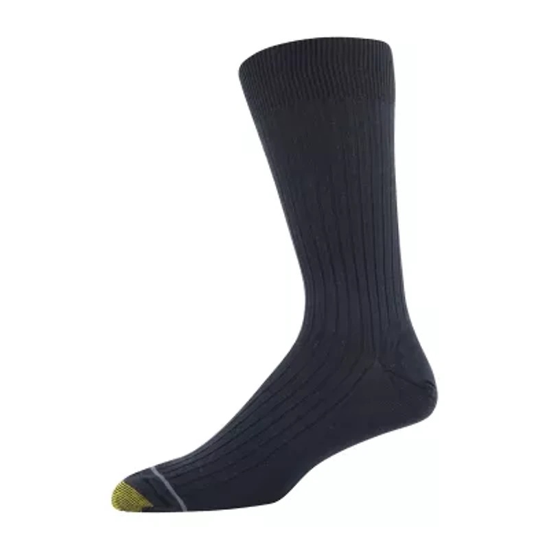 Gold Toe Canterbury Dress Mens 3 Pair Crew Socks