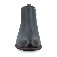 Vance Co Mens Landon Stacked Heel Chelsea Boots