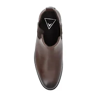 Vance Co Mens Landon Stacked Heel Chelsea Boots
