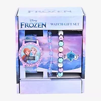 Disney Frozen Girls Digital Multicolor 4-pc. Watch Boxed Set Fzn45068jc21