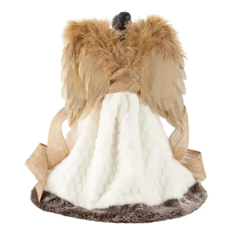 North Pole Trading Co. 12in Noel African American Christmas Angels Figurine