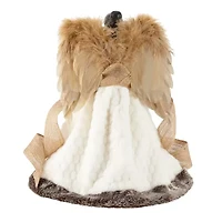 North Pole Trading Co. 12in Noel African American Christmas Angels Figurine