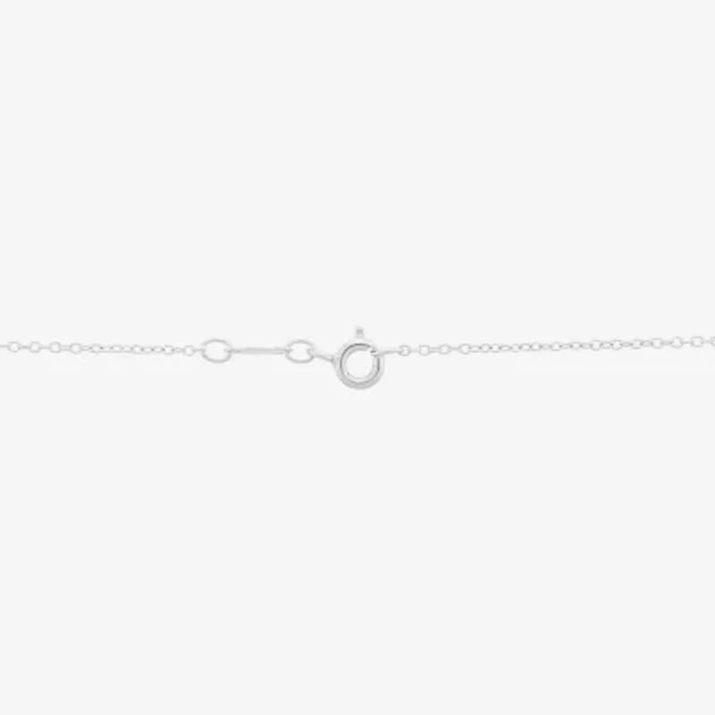 Limited Quantities! Womens Lab Created White Opal Sterling Silver 18 Inch Pendant Necklace