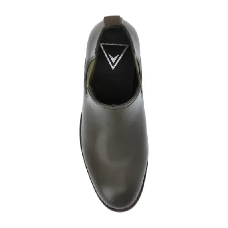 Vance Co Mens Landon Stacked Heel Chelsea Boots
