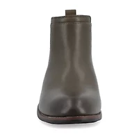 Vance Co Mens Landon Stacked Heel Chelsea Boots