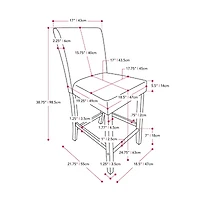 Corliving Laura Counter Height Upholstered Bar Stool