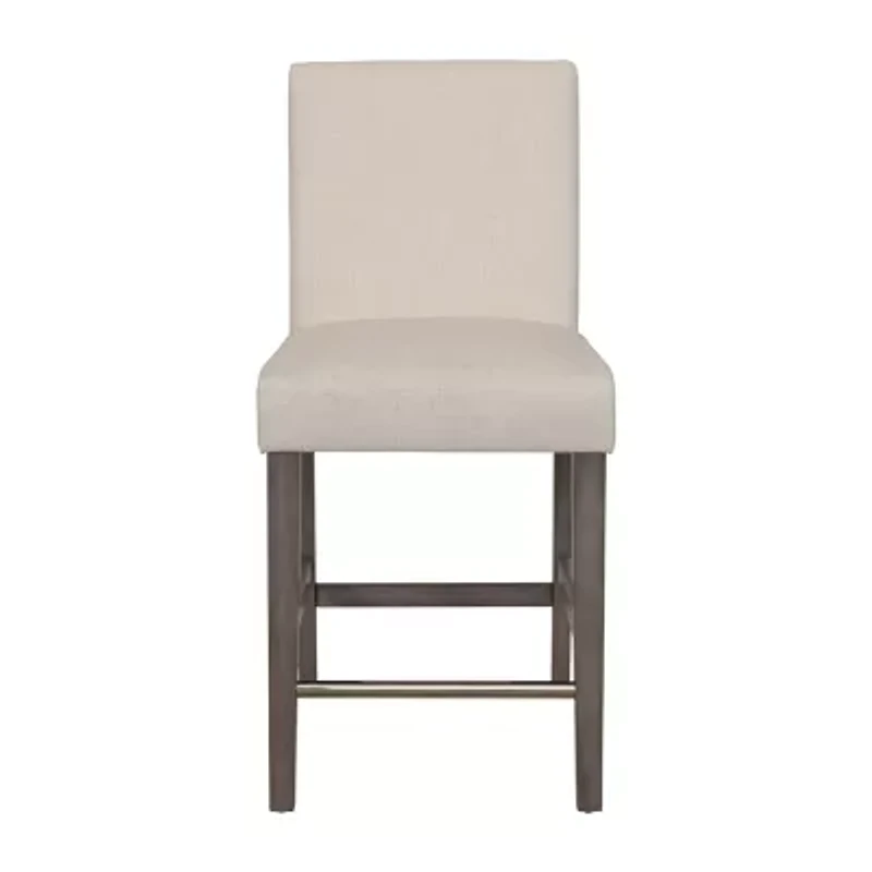 Corliving Laura Counter Height Upholstered Bar Stool