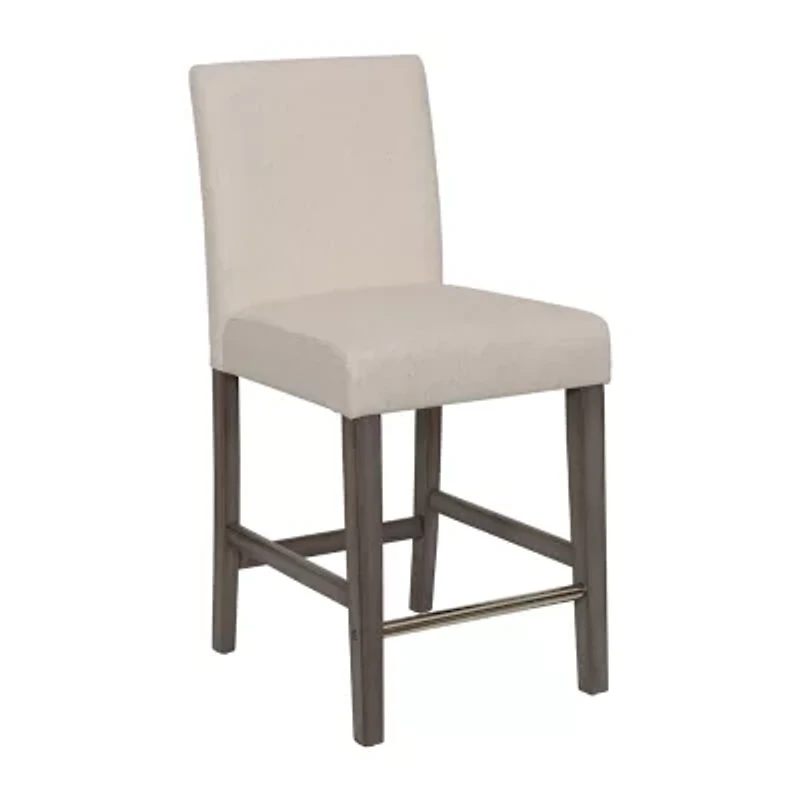 Corliving Laura Counter Height Upholstered Bar Stool