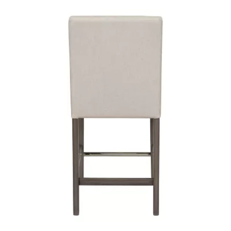 Corliving Laura Counter Height Upholstered Bar Stool