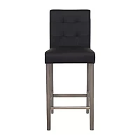Corliving Leila Upholstered Tufted Bar Stool