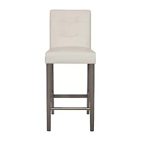 Corliving Leila Upholstered Tufted Bar Stool