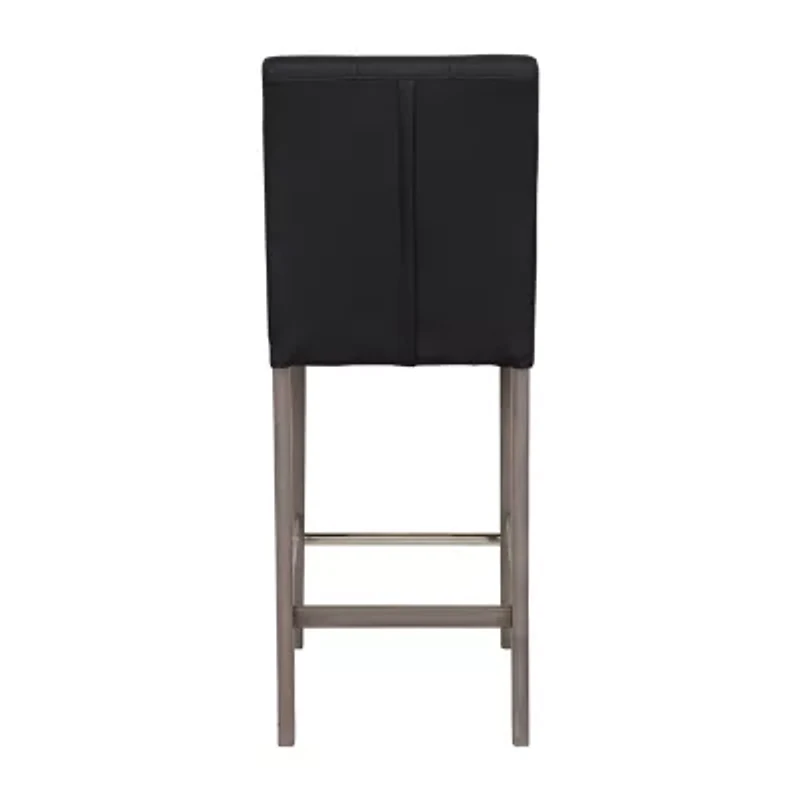 Corliving Leila Upholstered Tufted Bar Stool