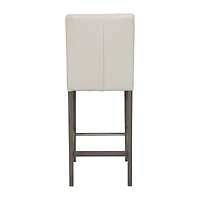 Corliving Leila Upholstered Tufted Bar Stool