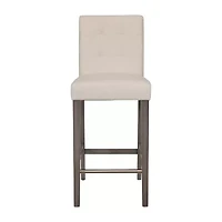 Corliving Leila Upholstered Tufted Bar Stool