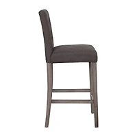 Corliving Leila Upholstered Tufted Bar Stool