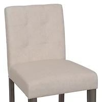 Corliving Leila Upholstered Tufted Bar Stool