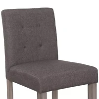 Corliving Leila Upholstered Tufted Bar Stool