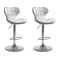 Bonded Leather 2-pc. Adjustable Swivel Bar Stool