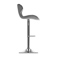 Bonded Leather 2-pc. Adjustable Swivel Bar Stool