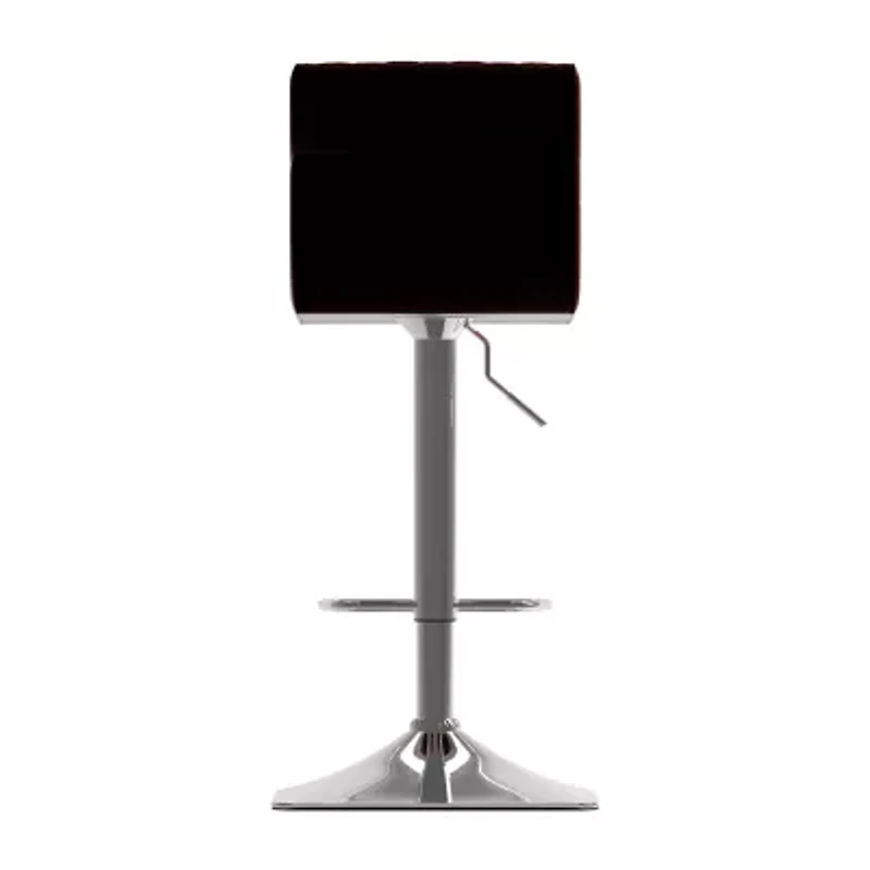 Bonded Leather Upholstered Bar Stool - Set of 2
