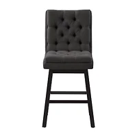 Corliving Boston Dining Collection 2-pc. Upholstered Tufted Bar Stool