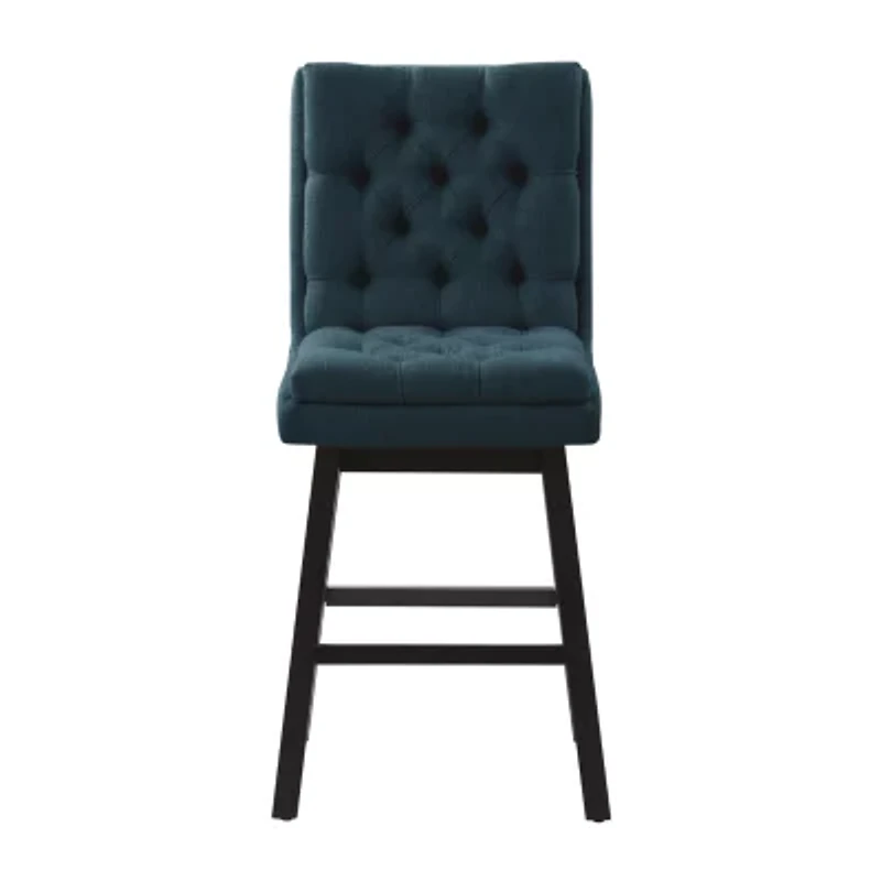 Corliving Boston Dining Collection 2-pc. Upholstered Tufted Bar Stool