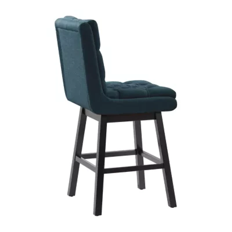 Corliving Boston Dining Collection 2-pc. Upholstered Tufted Bar Stool