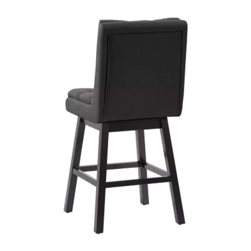 Corliving Boston Dining Collection 2-pc. Upholstered Tufted Bar Stool
