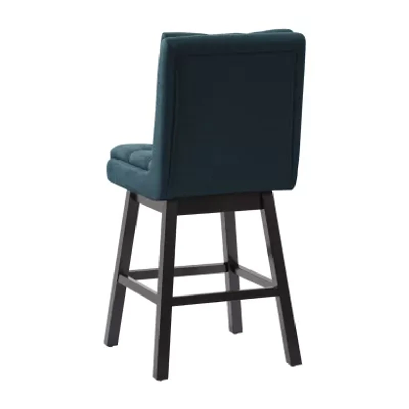 Corliving Boston Dining Collection 2-pc. Upholstered Tufted Bar Stool