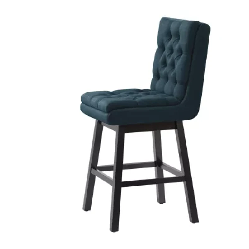 Corliving Boston Dining Collection 2-pc. Upholstered Tufted Bar Stool