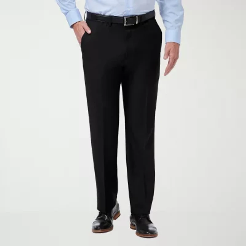 Haggar Premium Comfort Mens Classic Fit Dress Flat Front Pant