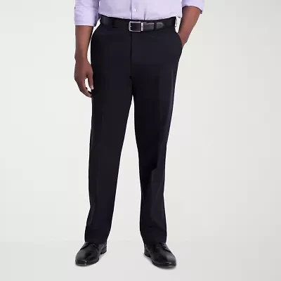 Haggar Iron Free Premium Khaki Mens Classic Fit Flat Front Pant