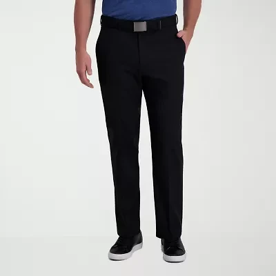 Haggar Cool Right Performance Flex Mens Classic Fit Flat Front Pant