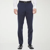 J. Ferrar Ultra Comfort Mens Stretch Fabric Slim Fit Flat Front Suit Pant